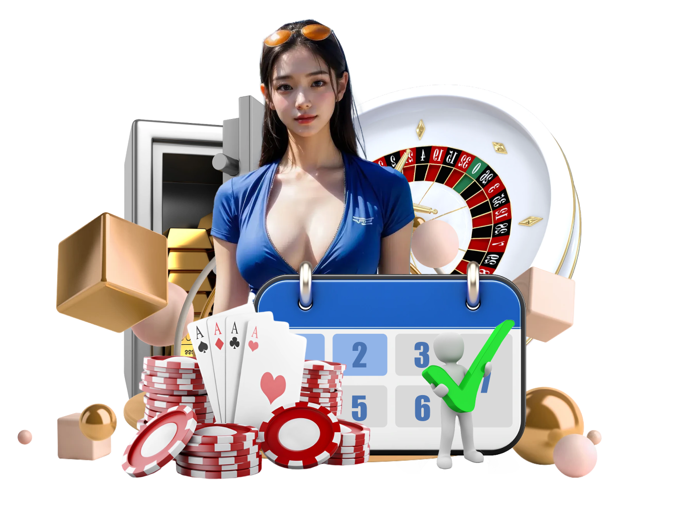Live casino studio with multiple camera angles and professional dealer setup