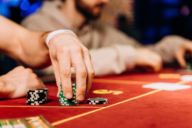 granbet88 live dealer table with baccarat game showing player interface and loyalty point counter
